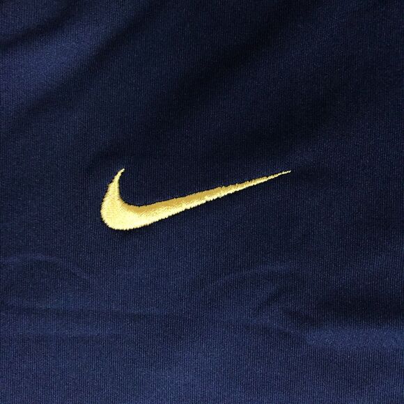 Pittsburgh Panthers Mens Shirt Small Polo Nike Navy Short Sleeve NCAA Sports Top - Picture 3 of 10